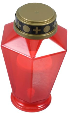 AKOOSY Bougie LED Cimetière Étanche avec Décoration Funéraire Extérieure pour Souvenir et Jardin Lampe de Table Spirituelle Solaire sans Pile