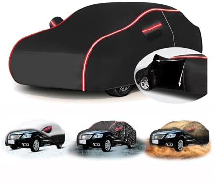 Car Cover for Jaguar XK 1996-2006 (476 x 183 x 130cm),All-Season Defender Car Cover-Waterproof+UV Block+Scratch Guard, Windproof&Dustproof with Reinforced Seams