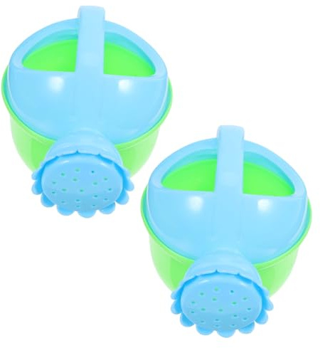 SUPVOX Juguetes De Agua para Niños y Niñas 2 Piezas Tamaño Mediano Plástico Seguro Colorido Regadera para Baño y Playa Diversión Educativa