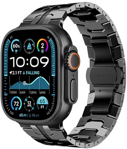 Titanio Correa para Apple Watch Ultra 3 49mm 46mm 45mm 44mm 42mm 41mm 40mm 38mm Ajustable titanio Correa con Cierre de Mariposa para iWatch Ultra 3 2 1/SE 3 2 1/Series 11 10 9 8 7 6 5 4 3 2 1