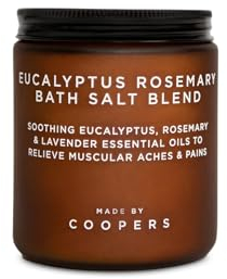 Made by Coopers Eukalyptus Rosmarin Beruhigende Badesalzmischung Mit ätherischen Ölen (500g)