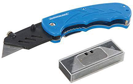 Silverline 373728 Couteau de poche pliable 160 mm
