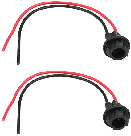 Keenso 2 pcs Ampoules Socket,Voiture T10 Ampoule Douille Porte-Lampe Connecteur d'Extension Support De Socle Plaque D'immatriculation Lumières Titulaire