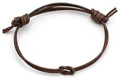 beautySart Lederarmband Herren Infinity Knoten 1,5mm verstellbar - Unisex | große Farbauswahl, Unendlichkeit, Geschenkidee Partner Freundschaft