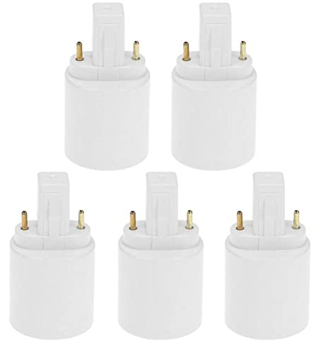 Adattatore 5pcs G23 / E14 Luce Socket Portalampada Convertitori Converte Il Pin Piastra Di Fissaggio a Vite Standard-lamp Socket