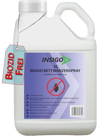 INSIGO Bettwanzen Abwehrspray 5L (Vorgängermodell)