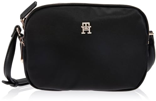 Tommy Hilfiger Donna Borsa Crossbody Poppy Crossover Borsa a Tracolla, Nero (Black), Taglia Unica