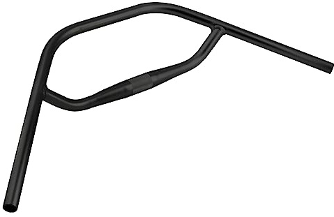 SENQI Cykelstyre H styre platt stång aluminiumlegering 22,2 x 31,8 mm 200 x 690 mm för MTB gruscyklar touring bikes, svart