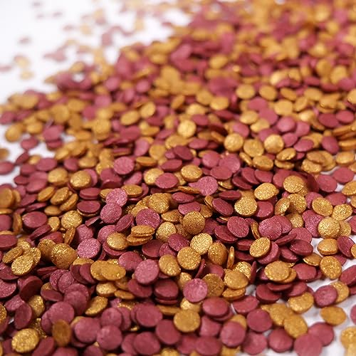Streuselheld Weihnachtskonfetti 40g Streusel zum Dekorieren und Verzieren von Gebäck aller Art wie Torten Kuchen Keksen Zuckerstreusel