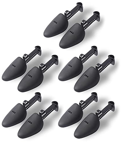 ZLXHDL 5 Paar Schuhspanner, Schuhspanner Für Damen Und Herren, Kunststoff, Verstellbar, Leicht