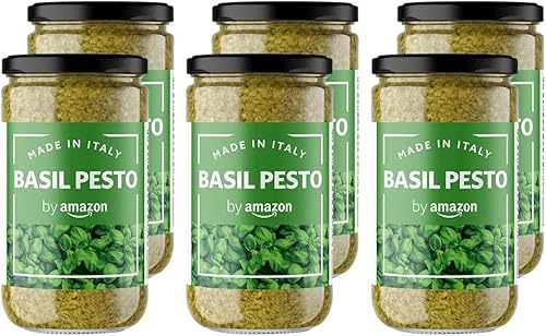 by Amazon Basil Pesto (Green Pesto), 190g, Pack of 6