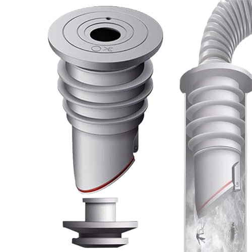 Washing Machine Drain Hose Seal - Anti-Odor Sewer Pipe Sealing Cover Ring - Floor Drain Backflow Preventer, Silicone Washer Pipe Sewer Seal