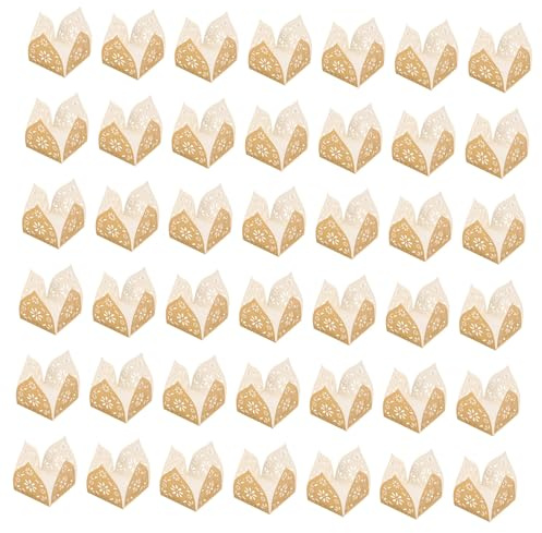 MOTHNUR 50piezas Cajas Huecas De Bombones Para San Valentín Envoltorios De Cajas De Decorativas