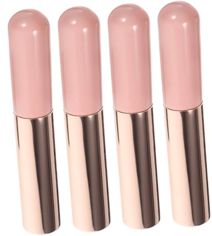 Hemobllo 4 Piezas Pincel De Labios De Silicona Brocha Para Labios Aplicador De Pintalabios Para Aplicar Corrector y Difuminar y Cuidado Diario