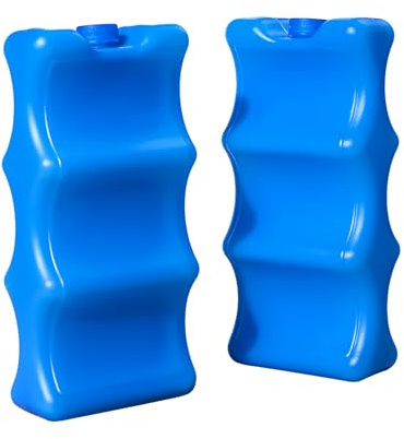 TaimeiMao Ghiaccio Riutilizzabili, Piccoli Fresco Batterie, Elementi Refrigeranti, Mini Mattonelle Refrigeranti per Portapranzi, per Borsa Termica o Borsa Frigo, Grande qualità Refrigerante