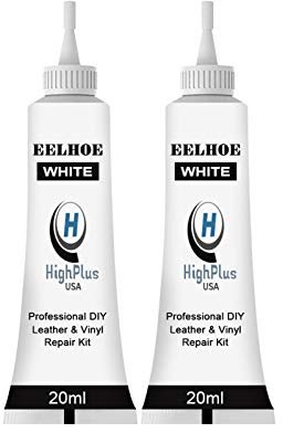 Maodom Leder Reparatur Creme,Kratzer Reparieren,Flüssigleder Lederreparaturgel Für Ledercouch Lederjacke Autositz Sofa Mänte,Vinyl Und Leder Kunstleder Reparatur Set(Schwarz/Weiß) 20G2