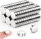 FINDMAG 50 Stück 10 mm x 3 mm Kleine Magnete Stark, Kühlschrankmagnete, Starke Magnete für Magnettafel, Mini Magnet Kühlschrank, Whiteboard Magnet für Handwerk, Teilezusammenstellung