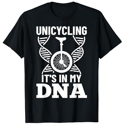 Einrad Fahrrad Lustiges Training Lernen Radfahren T-Shirt