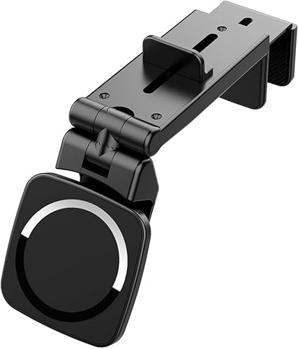 FDEETY Soporte Magnético Teléfono Coche Pinza Tablero Ajustable Rotación 360° Imanes Potentes Compatible Smartphones