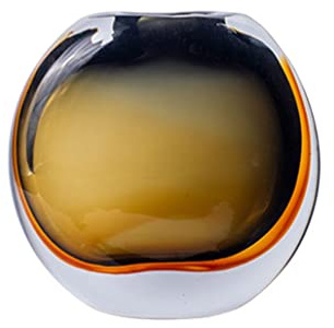 Dekorativ vas Blomvas, Nordic Style Glass Vase Amber Gradient Terrarium Containrar Arrangemang Vase Bröllopsdekoration Hem Vardagsrum Vaser Kök Arrangemang Bröllopspresent(22 * 8 * 17cm)