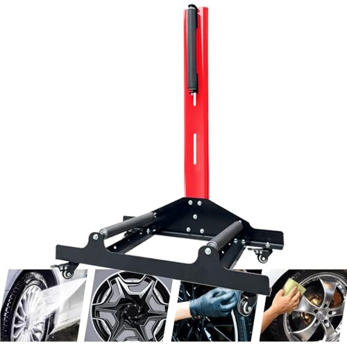 Soporte de rodillo para detalles de coche, herramienta de pulido de rueda giratoria de 360° para entusiastas del bricolaje y técnicos automotrices, construcción de acero duradero