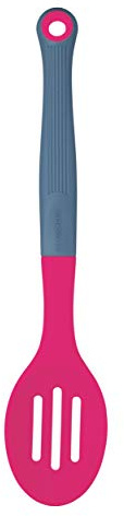Colourworks Slotted Spoon, Silicone, Raspberry, 27 cm, Rasberry