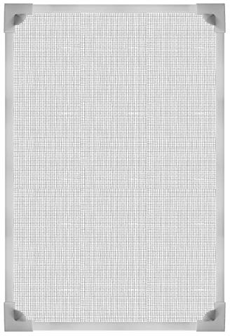 PALMAT – Einstellbares magnetisches Insektenschutzgitter - Fliegengitter DIY, Einfache Installation, Für viele Fenster, Hält Fliegen fern, Mit farbigem Rahmen, Schwarzem Netz (120 X 140 cm, Weiß)