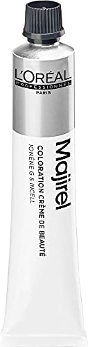 L'Oréal Professionnel, Majirel 4.20 Châtain Violine Intense, Crème de Beauté, Couvre jusqu'à 100% des Cheveux Blancs & Apporte Brillance et Couleur Intense, 50 ml
