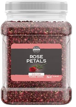 Birch & Meadow 4 Cups of Rose Petals, Edible, Teas, Soaps