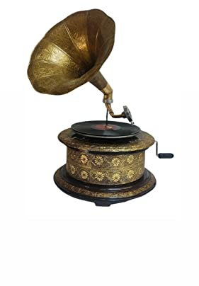 Gramophone Vintage Gramophone Player phonographe Vinyle Cadeau de Collection