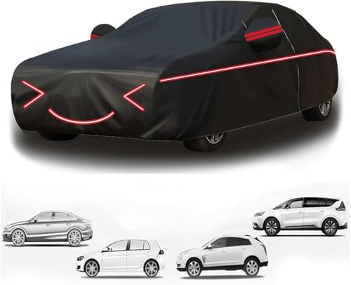 Hagelschutzplane Auto Gemacht Für Toyota MR2, Autoplane Wasserdicht,autoplane Hagelschutz, Autogarage Abdeckung, Atmungsaktiv, Uv Beständig(Black Red)