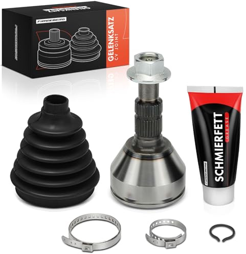 Frankberg Gelenksatz Vorne Radseitig 71740557 | Kompatibel mit 9-3 Cabriolet YS3F, Croma 194, Vectra C Z02, 9-3 D75 D79 E79 YS3F, Signum Z03, 9-3 Kombi E50, Vectra C CC Z02