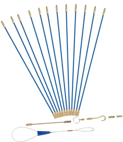 jojofuny Kit De Tiges De Tirage Pour Câbles Électriques Outils De Tirage De Câbles Électriques