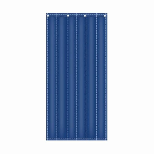 Insulated Door Curtain 140x200cm Heavy Duty Thermal Door Cover Screen for Doorway Privacy Portiere for Garage Attic Warehouse