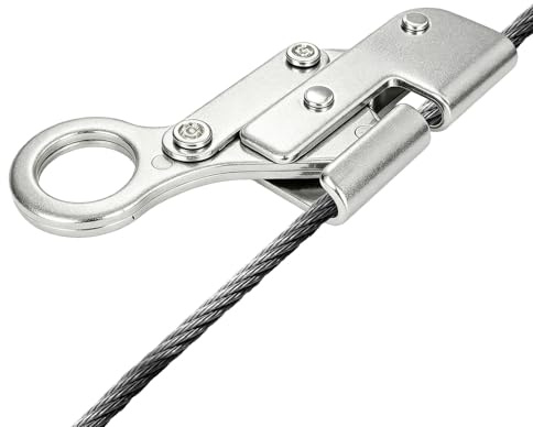 Coulisseau de sécurité autobloquant, blocage de corde anti-chute d'escalade de 8 à 12 mm avec ressort Dispositif de maintien de corde de sécurité à forte charge pour le travail aérien la randonnée