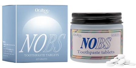 Juroupi Compresse di Dentifricio per per la Pulizia Orale di Jurupiuupi. Proteggi Freschi Ingredienti Lievi Compresse Dentifricio 62pcs
