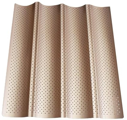 JECOMPRIS Non-Stick French Stick Baking Tray 15 Inch Heat-Resistant Bread Baking Mold with Air Holes for Even Cooking and Easy Cleaning