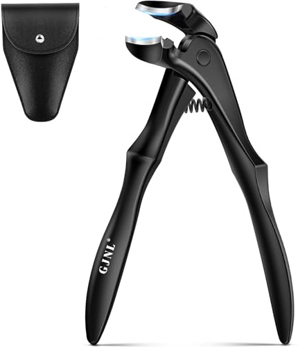Coupe-ongles pour ongles épais des personnes âgées, coupe-ongles 2026 amélioré à angle pour les personnes âgées, coupe-ongles pour hommes avec large ouverture de mâchoire, coupe-ongles à ongles d
