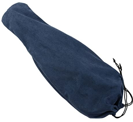 Blaue Geigenhülle aus Wildlederstoff, 1 Stück Schutzhülle | Staubschutz, Kratzschutz und Dekoration, Universell für Violine, Zubehör für Aufbewahrung