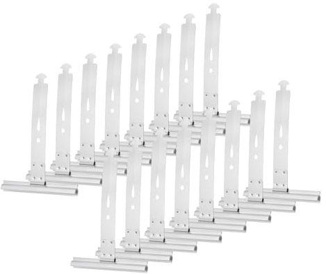 QUARKZMAN 16 pcs Ressort de suspendu pour volet roulant, mini ressorts pour volet roulant à queue d'aronde fendue, ressort de suspendu en acier pour lames de stores enrouleurs