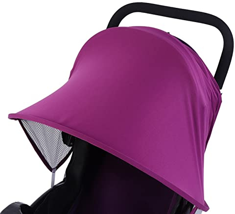 Couverture d'Enfant De Protection Uv d'Été De Poussette De Poussette d'Ombre De Soleil d'Enfant(Violet)