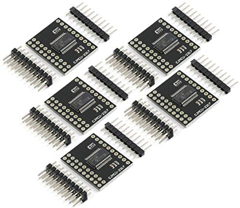 TECNOIOT 5 x MCP23017 Serielle Schnittstelle I2C Bidirektionale 16-Bit I/O