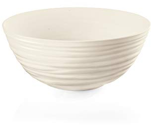 Guzzini Tierra Contenitore L, Pio&Tito Toso, Ø25 x H10.5 cm, 3100 cc, Bianco