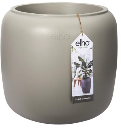 Elho Pure Beads Übertopf, Balanced Beige, 40 CM