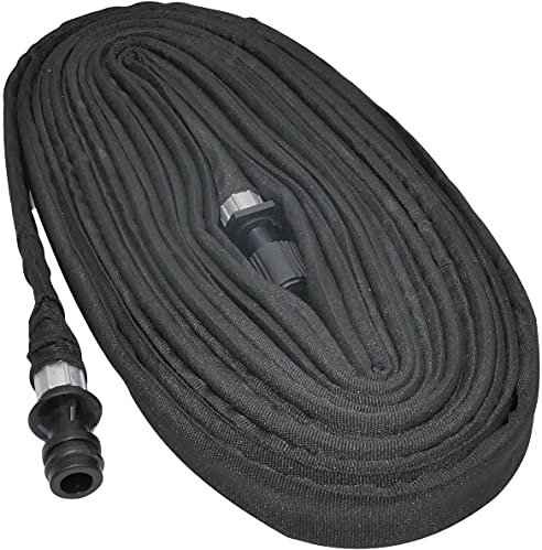 AERZETIX - C48773 - Tuyau plat d'arrosage goutte à goutte microporeux 25/4mm- longueur 7.5m - avec raccord rapide