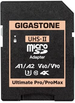GIGASTONE UHS-II MicroSD auf SD-Speicherkartenadapter - Ultimativer UHS-II Adapter für Kamera