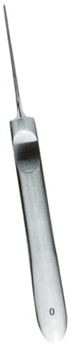 BLUE FARM | Sgorbia fissa inox, manico piatto. Misura Fig. 0