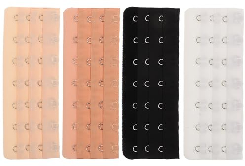 TENDYCOCO Estensori Reggiseno 7 Ganci Kit Estensione Elastico Regolabile in Acciaio Inossidabile Per Taglie Forti Comfort E Vestibilità Personalizzata Donna
