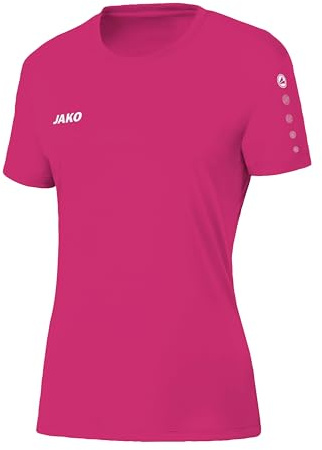 JAKO Damen Trikot Team, Kurzarm, deep pink, 42