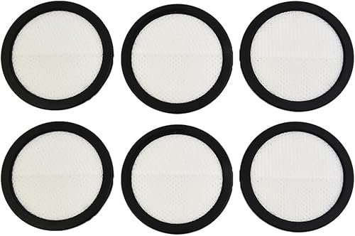YUETTYY 3/6/9 Stück Ersatzfilter HEPA-Filter für Proscenic P8 Handstaubsauger, Zubehörteile, waschbare und wiederverwendbare Filter (6 Stück)